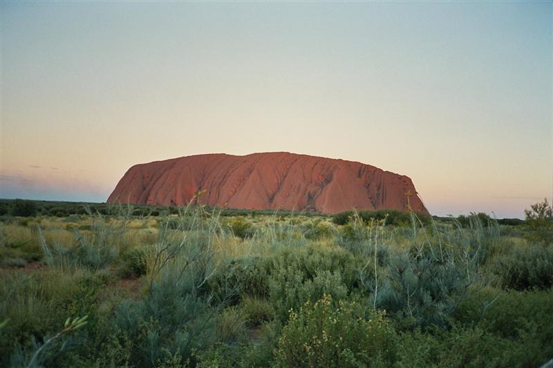 Sunset at Uluru