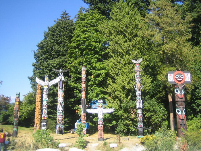 Vancouver - Totem Poles at Stanley Park