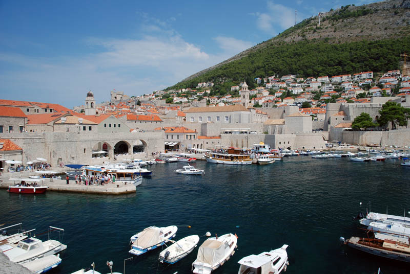Dubrovnik - Old Port from city walls