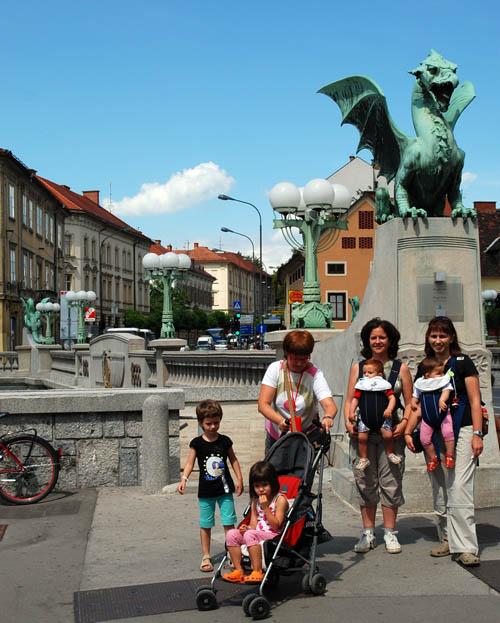 Ljubliana - Zmajski Most/Puente de los dragones