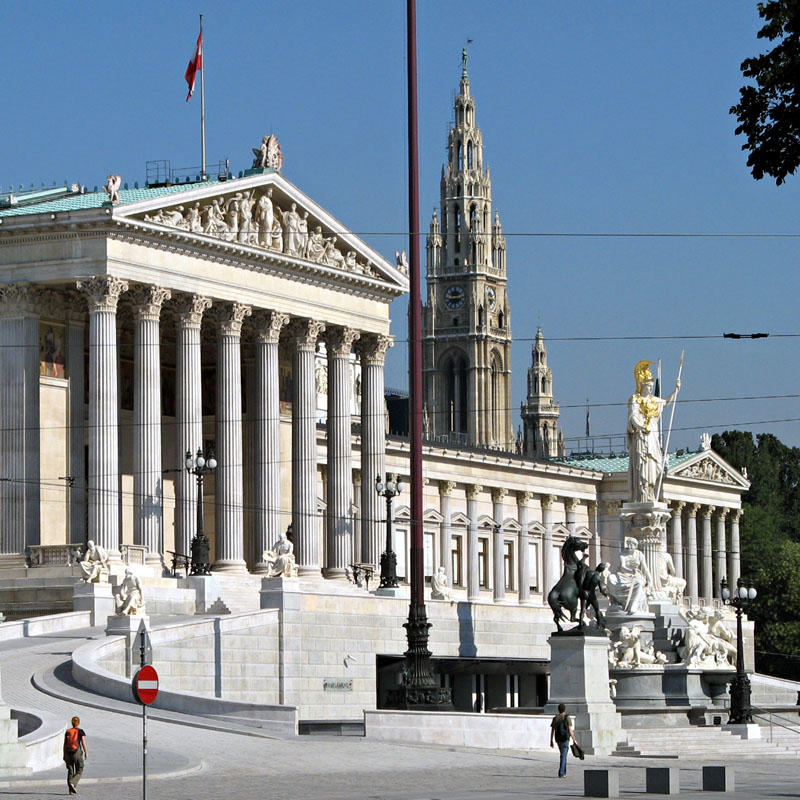 Viena - Ringstrasse Parlamento