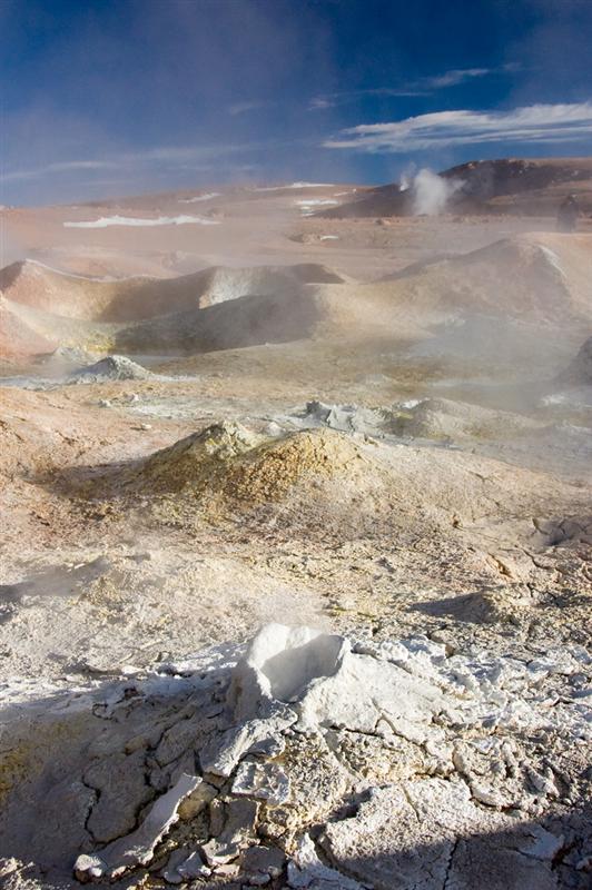 Laguna Colorada (Red Lagoon)<BR>Geysers