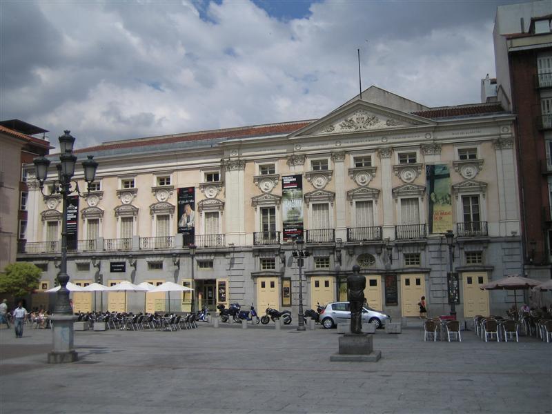 Plaza Santa Ana (Santa Ana square)<BR>Teatro español (Spanish Theatre)