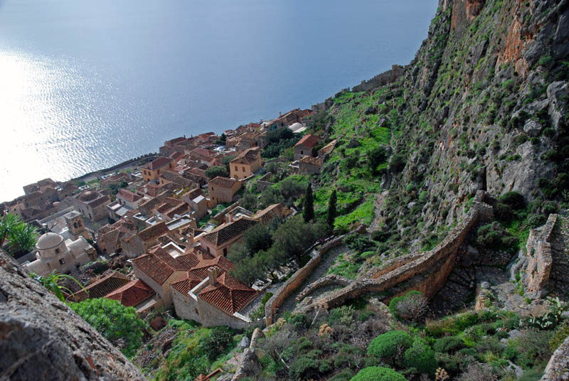 Monemvasía - Vista desde la ciudadela