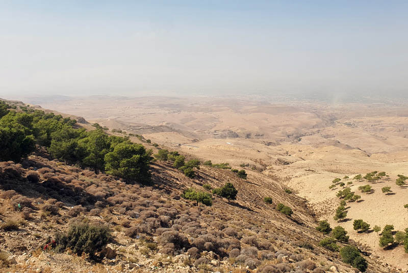 Vistas de la Tierra Prometida desde el Monte Nebo