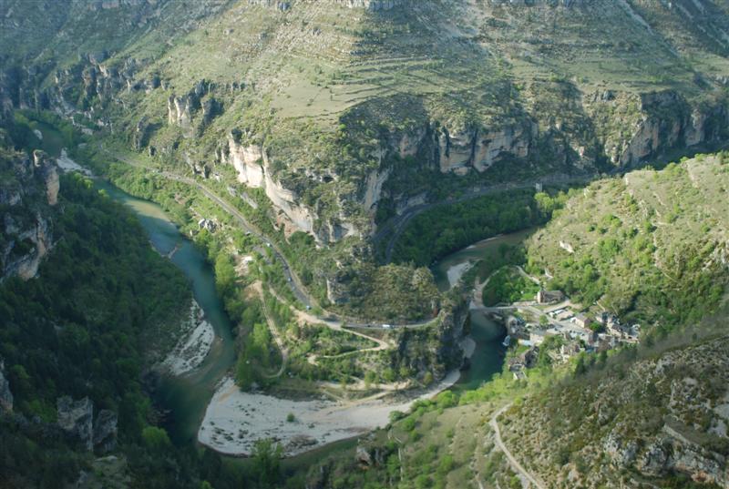 Tarn gorge - Panorama of St Chely