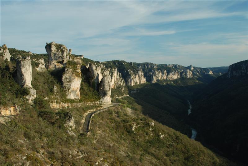 Tarn gorge - Downhill to Les Vignes