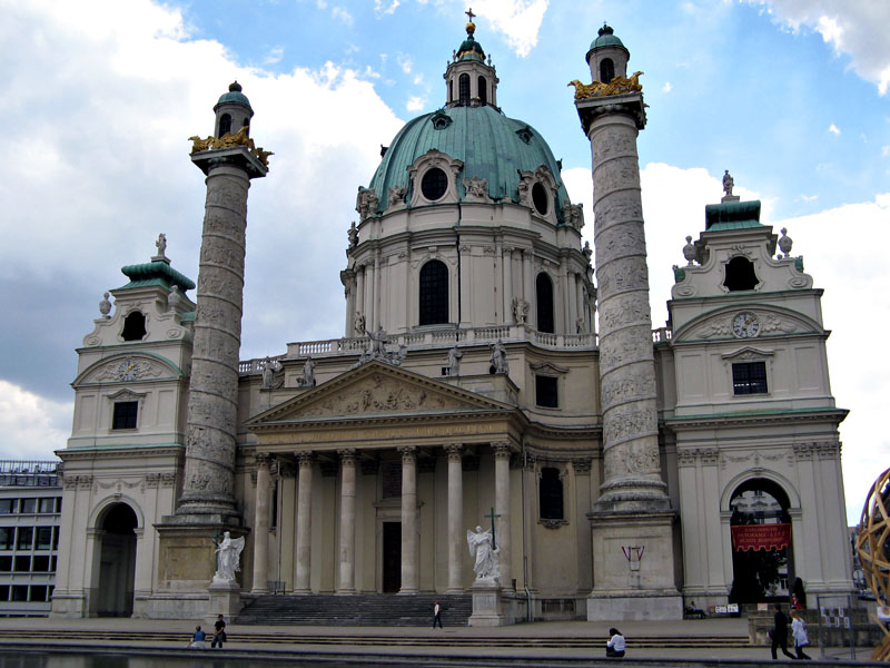 Viena - Karlskirche (Iglesia de San Carlos)