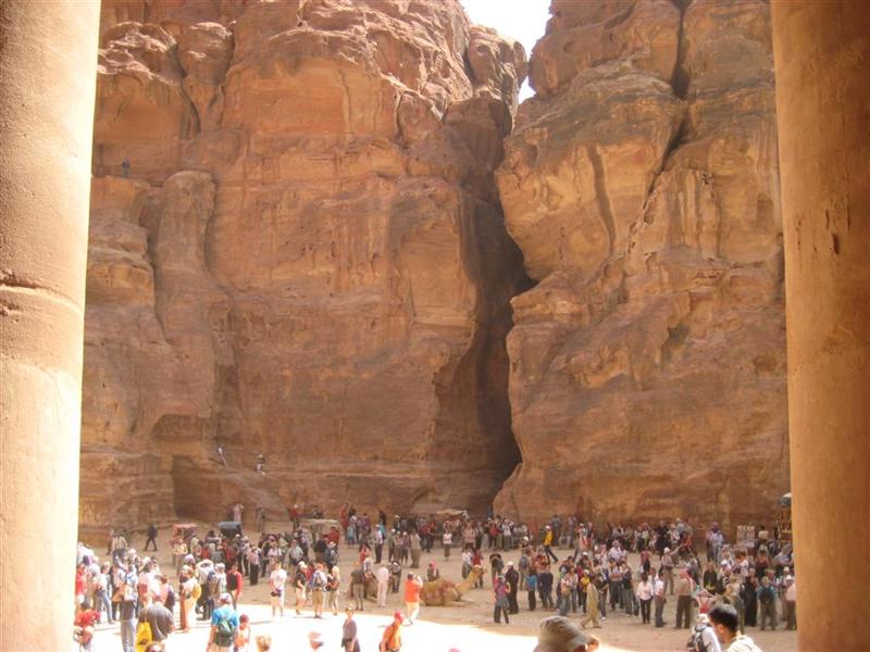 Petra - The Siq from the Treasury