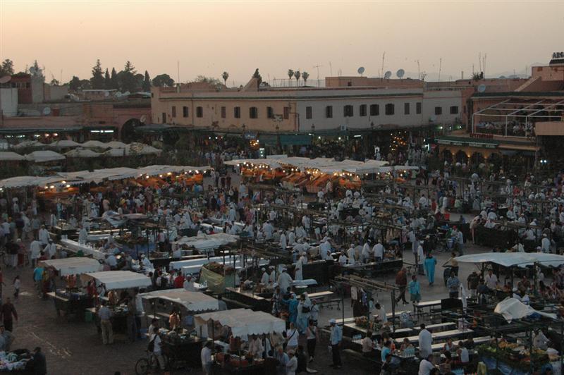 Marrakech - Jemaa el Fna square