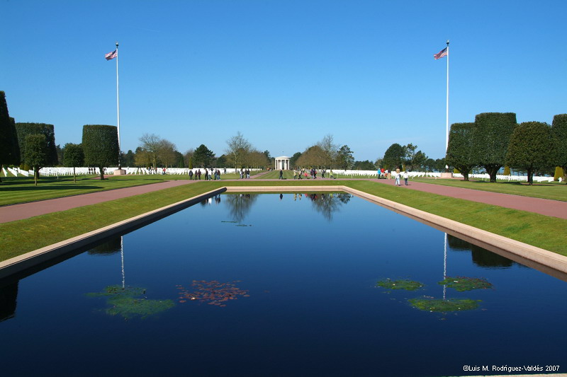 Cementerio americano en Normandia