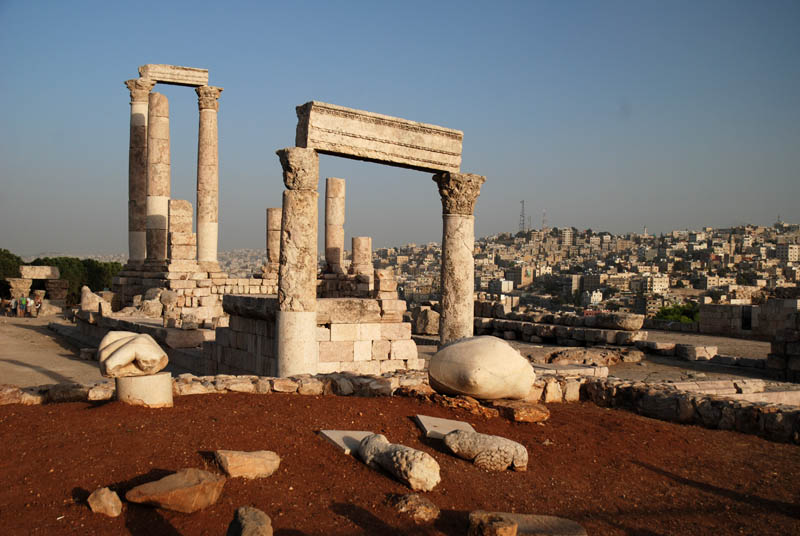 Templo de Hércules en la Ciudadela de Amán